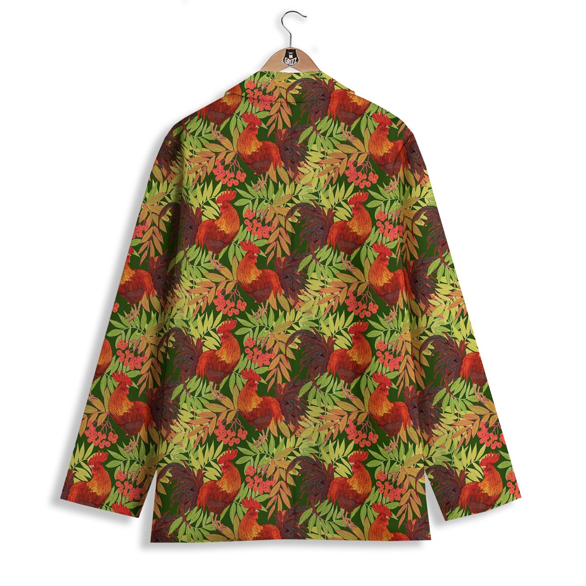 Rowan And Rooster Print Pattern Women's Blazer-grizzshop
