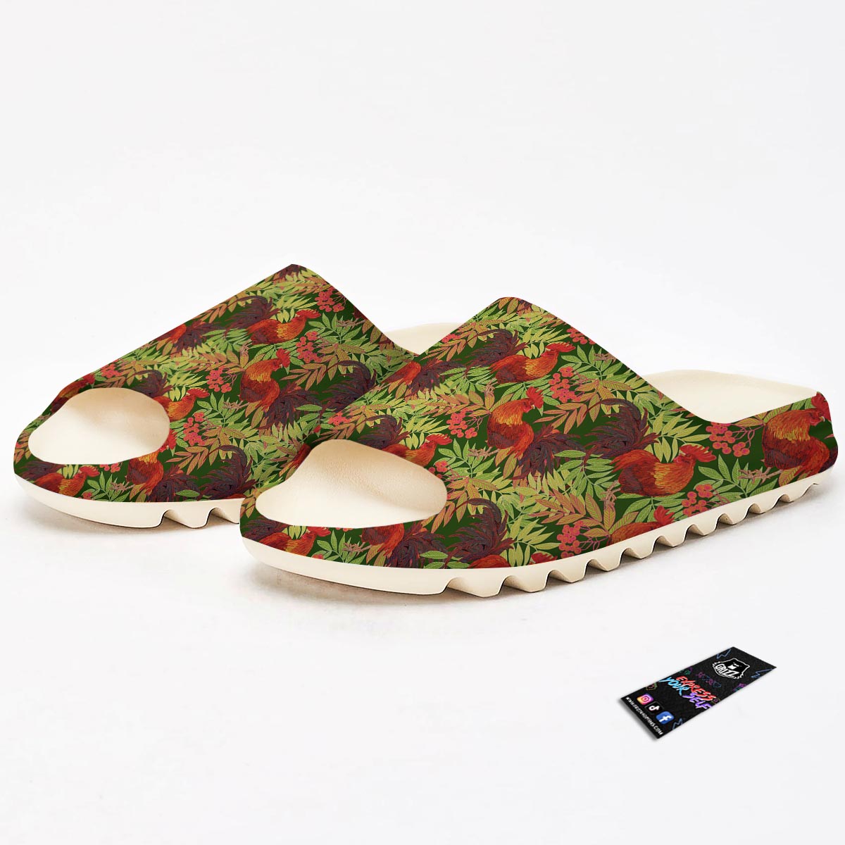 Rowan And Rooster Print Pattern Sandals-grizzshop