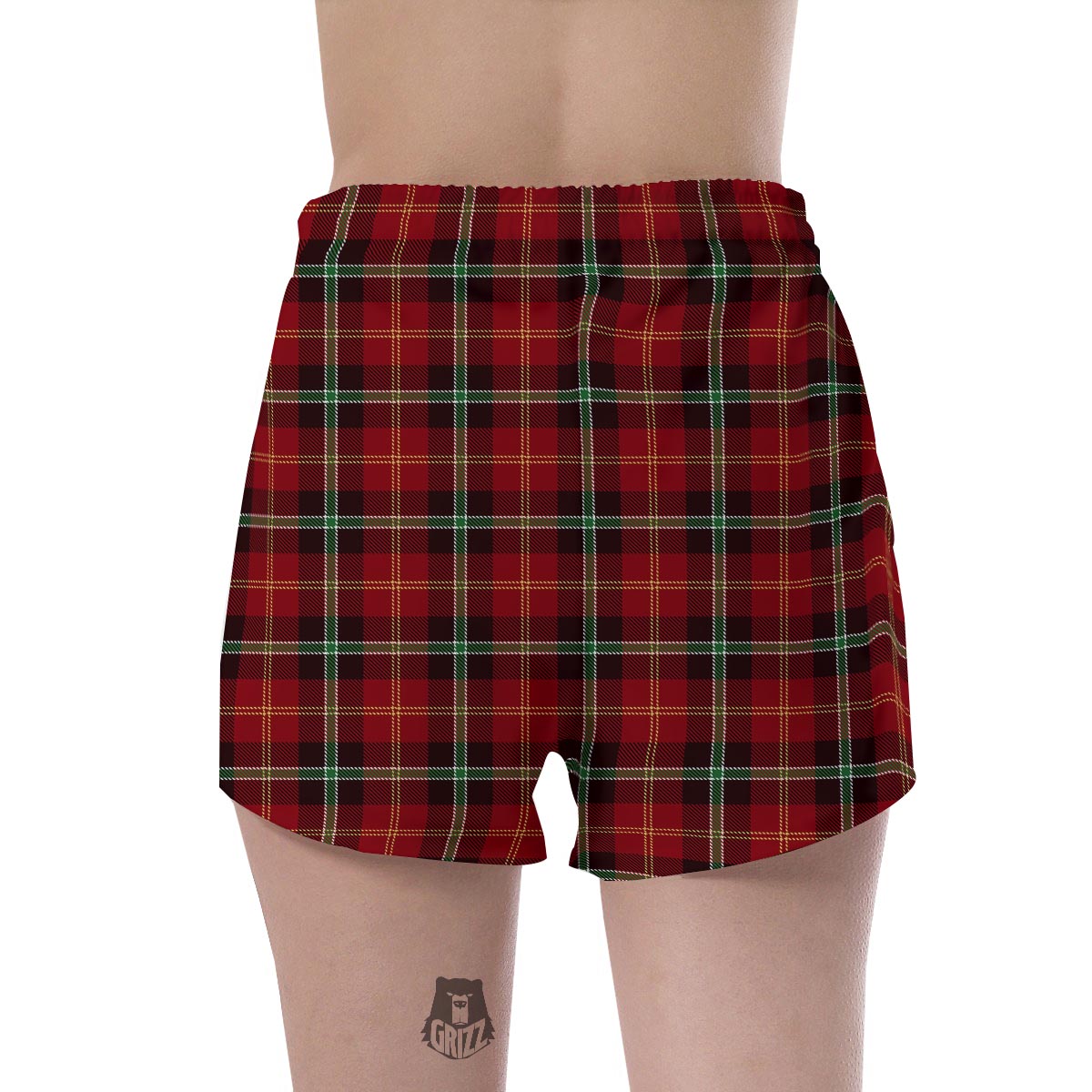 Royal Stewart Red Plaid Tartan Women's Shorts-grizzshop