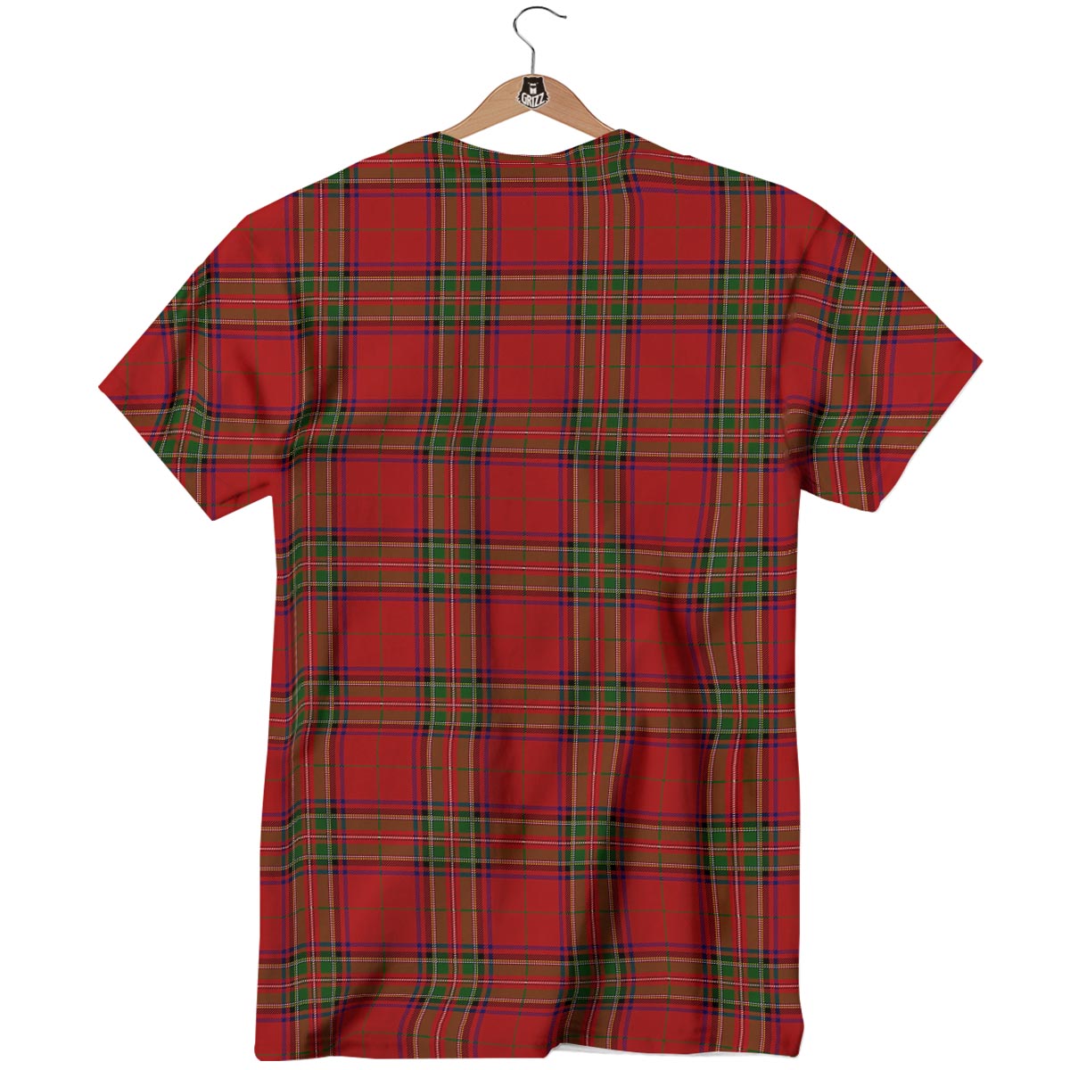 Royal Stewart Tartan Print Pattern T-Shirt-grizzshop