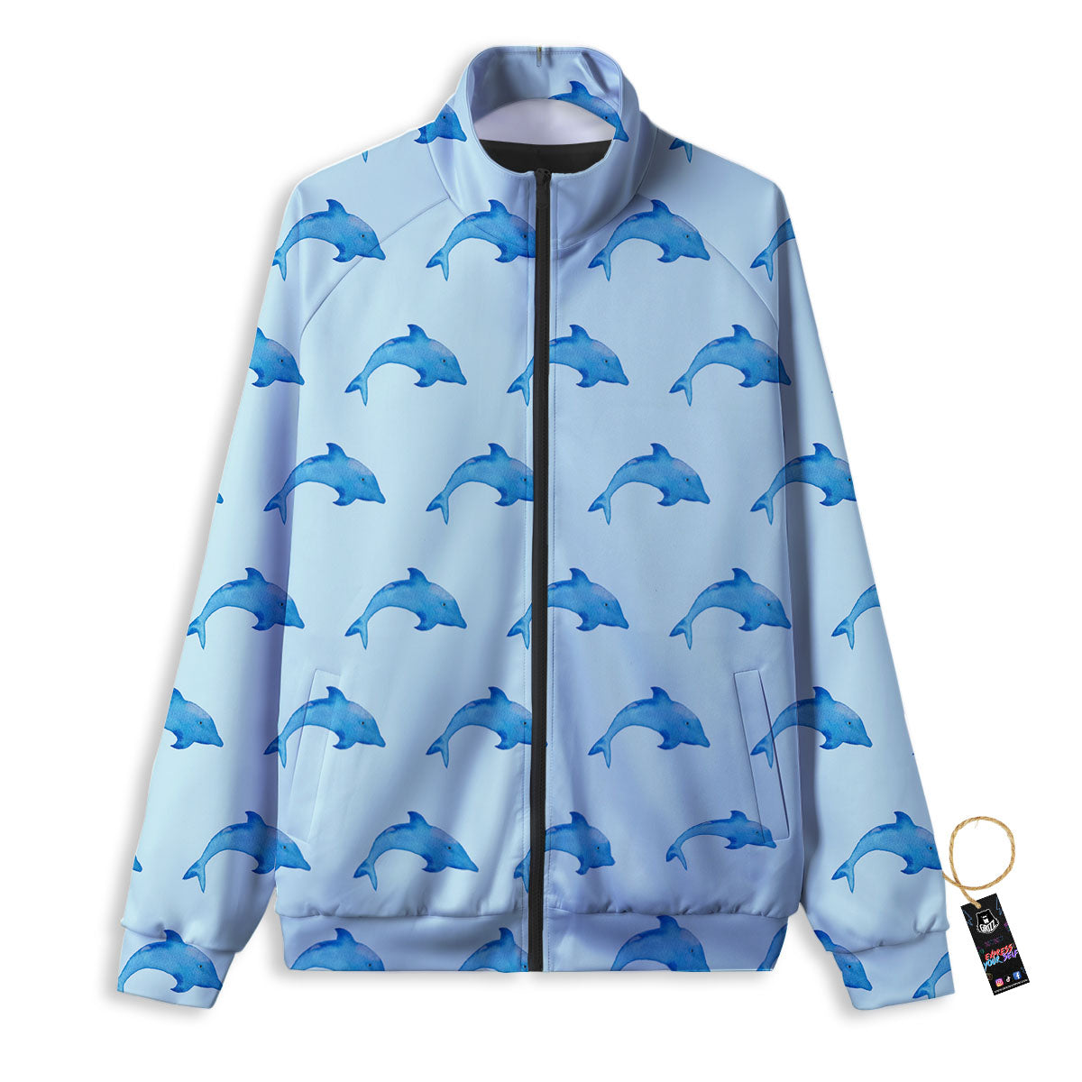 Royal Stewart Tartan Print Pattern Track Jacket-grizzshop
