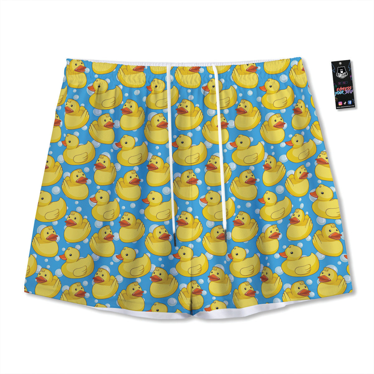 Space Endless Print Mesh Shorts