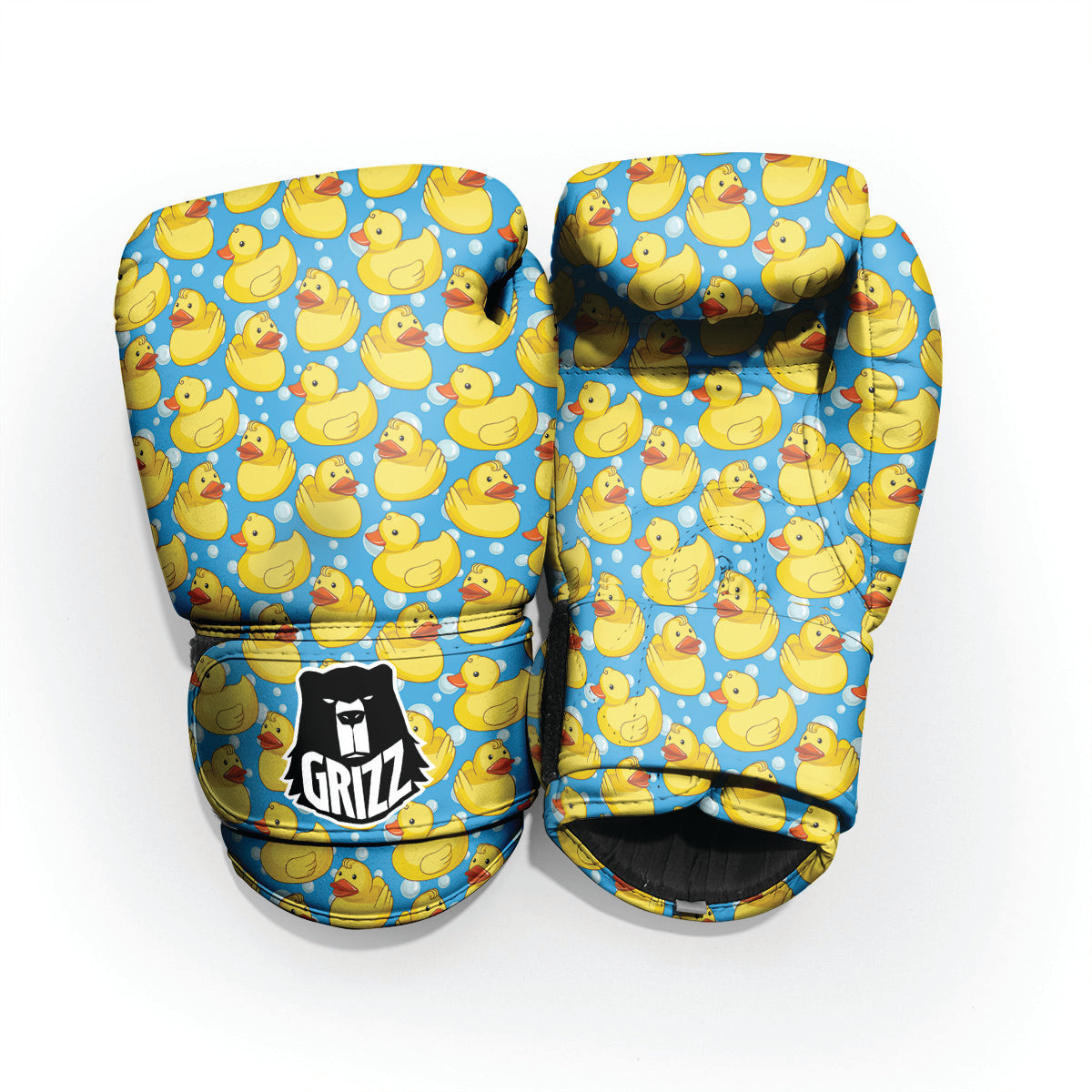 Rubber Duck In Water Print Pattern Pro Boxing Glove