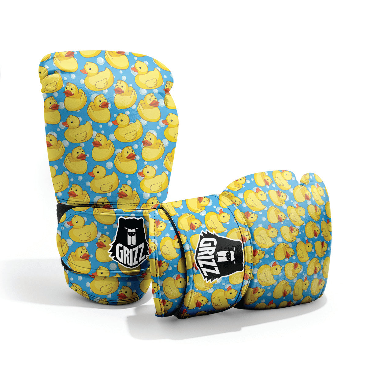 Rubber Duck In Water Print Pattern Pro Boxing Glove