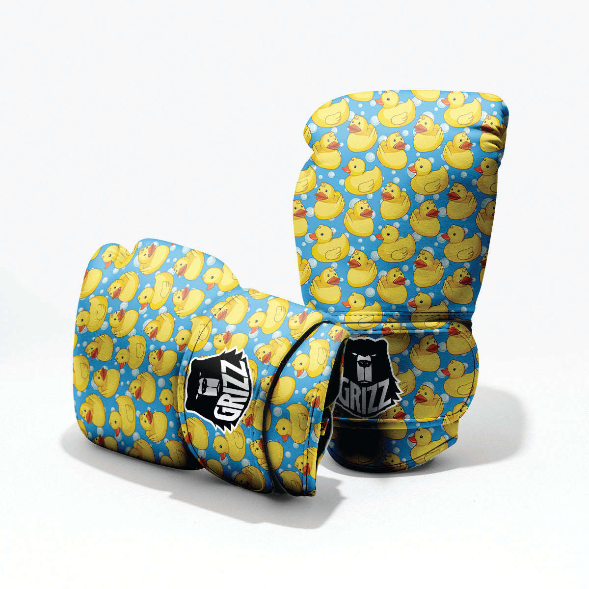 Rubber Duck In Water Print Pattern Pro Boxing Glove