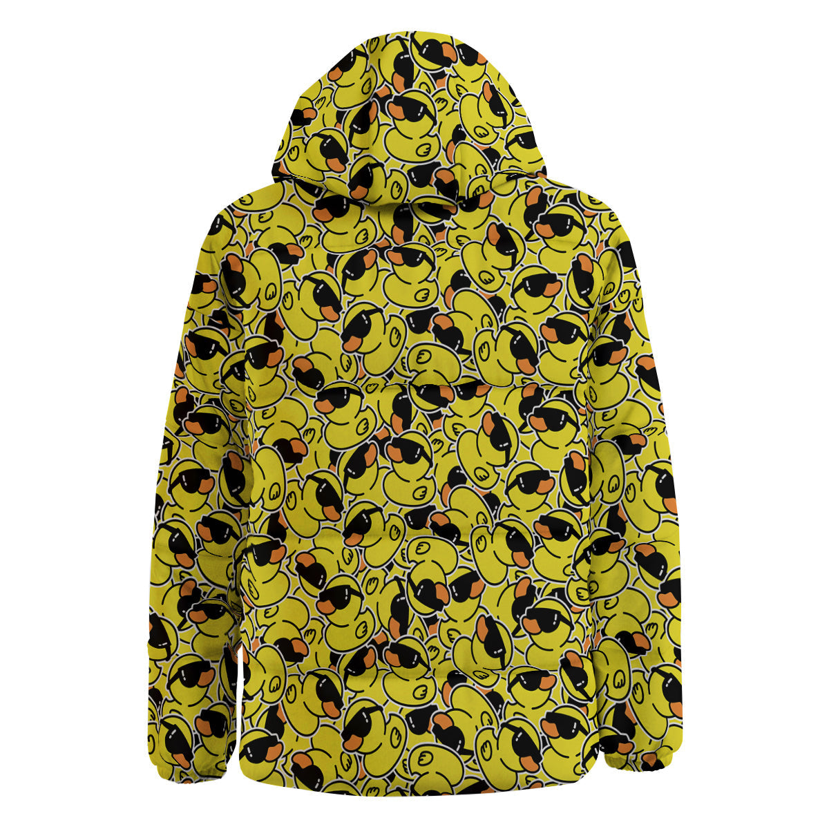Rubber Duck Mafia Print Pattern Down Jacket-grizzshop