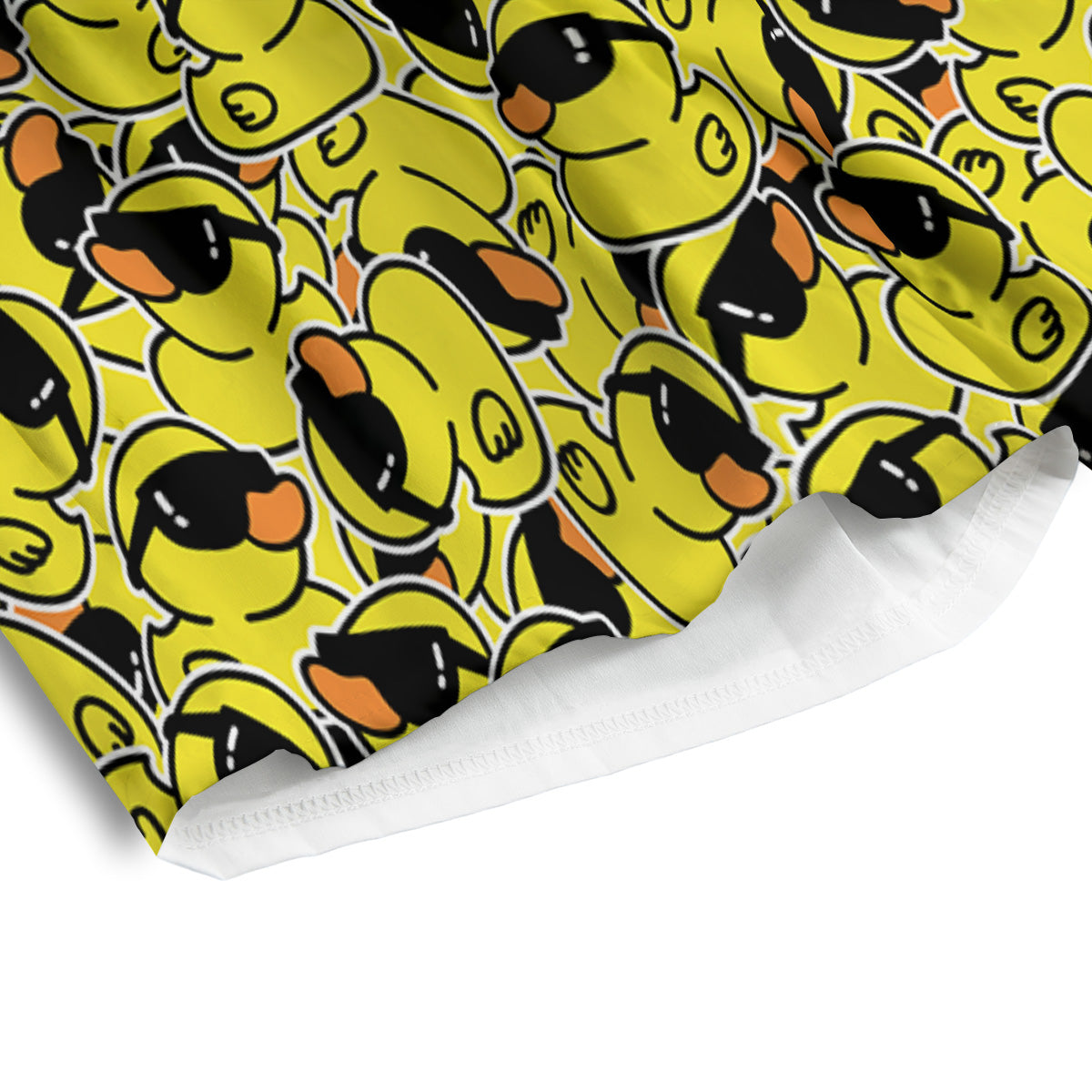 Rubber Duck Mafia Print Pattern Men's Athletic Shorts