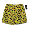 Rubber Duck Mafia Print Pattern Men's Running Shorts-grizzshop