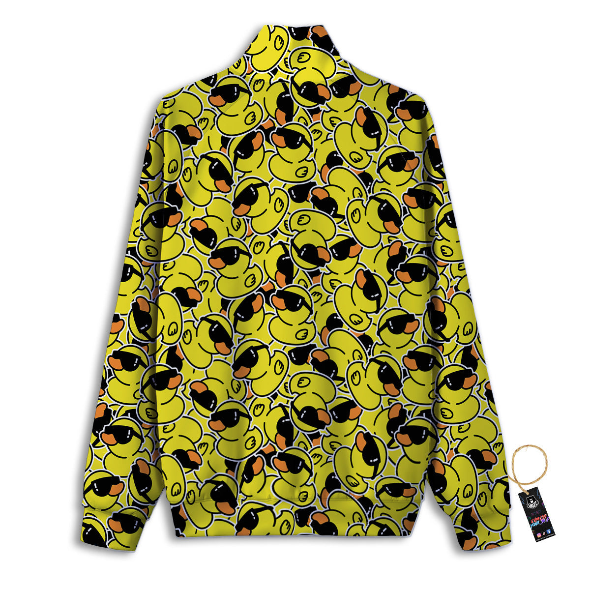 Rubber Duck Mafia Print Pattern Track Jacket-grizzshop