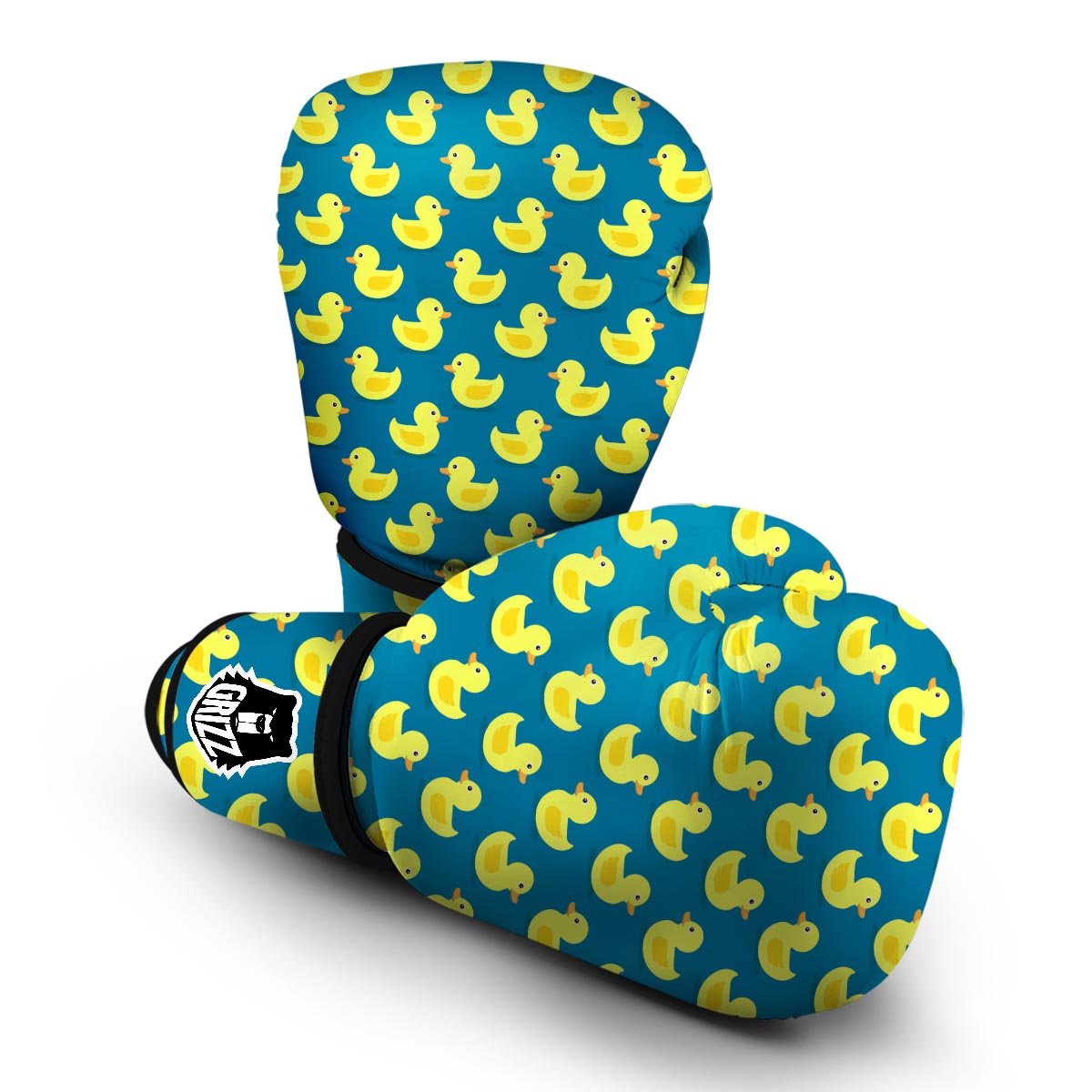 Rubber Duck Pattern Print Boxing Gloves-grizzshop