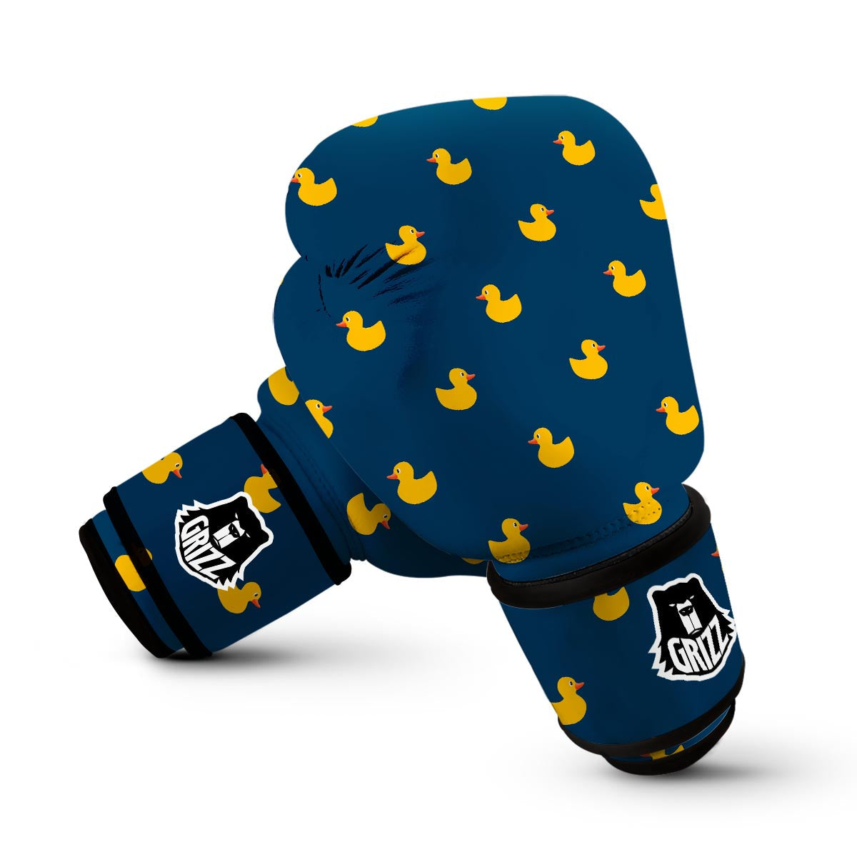 Rubber Duck Polka Dot Pattern Print Boxing Gloves-grizzshop