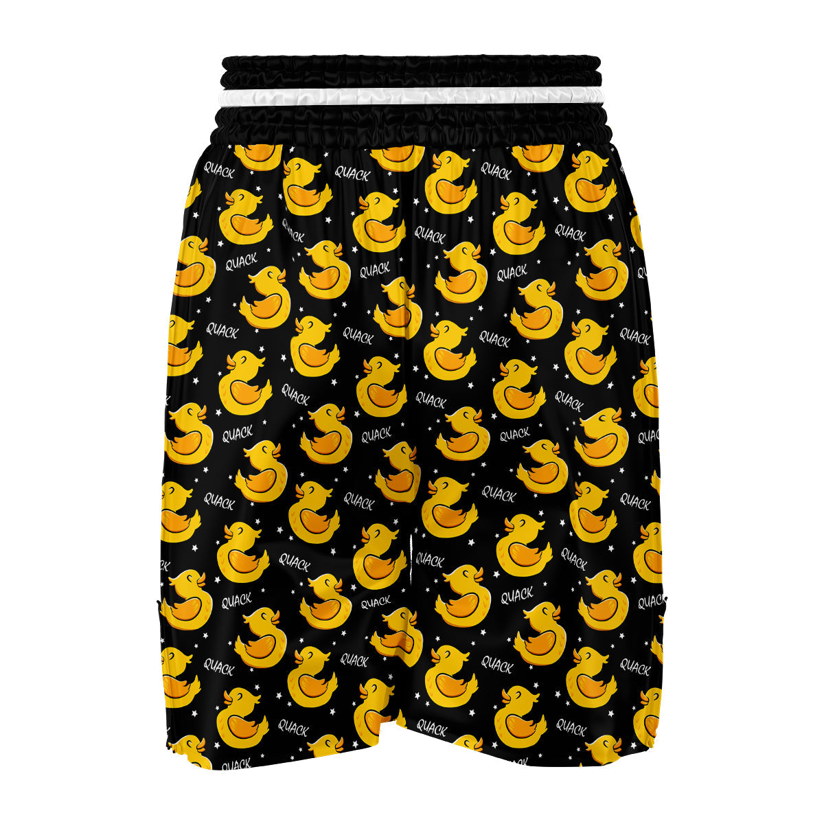 Rubber Duck Print Pattern Boxing Shorts-grizzshop