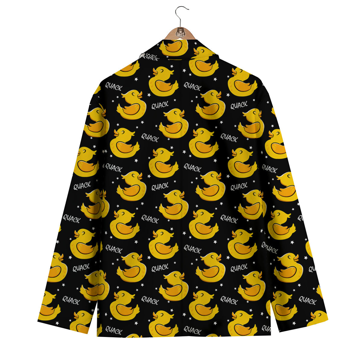 Rubber Duck Print Pattern Men's Blazer-grizzshop