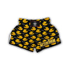 Rubber Duck Print Pattern Muay Thai Boxing Shorts-grizzshop