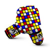 Rubik Table Print Pattern Boxing Gloves-grizzshop