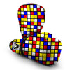 Rubik Table Print Pattern Boxing Gloves-grizzshop