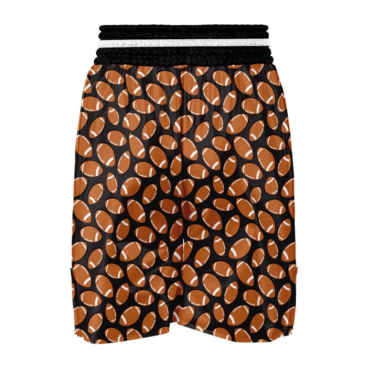 Rugby Ball American Football Print Pattern Boxing Shorts-grizzshop