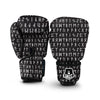 Runic Alphabet Boxing Gloves-grizzshop