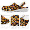 Sacry Halloween Pumpkins Print Pattern Clog-grizzshop