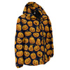 Sacry Halloween Pumpkins Print Pattern Down Jacket-grizzshop