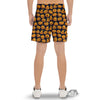 Sacry Halloween Pumpkins Print Pattern Men's Gym Shorts-grizzshop