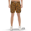 Sacry Halloween Pumpkins Print Pattern Men's Gym Shorts-grizzshop