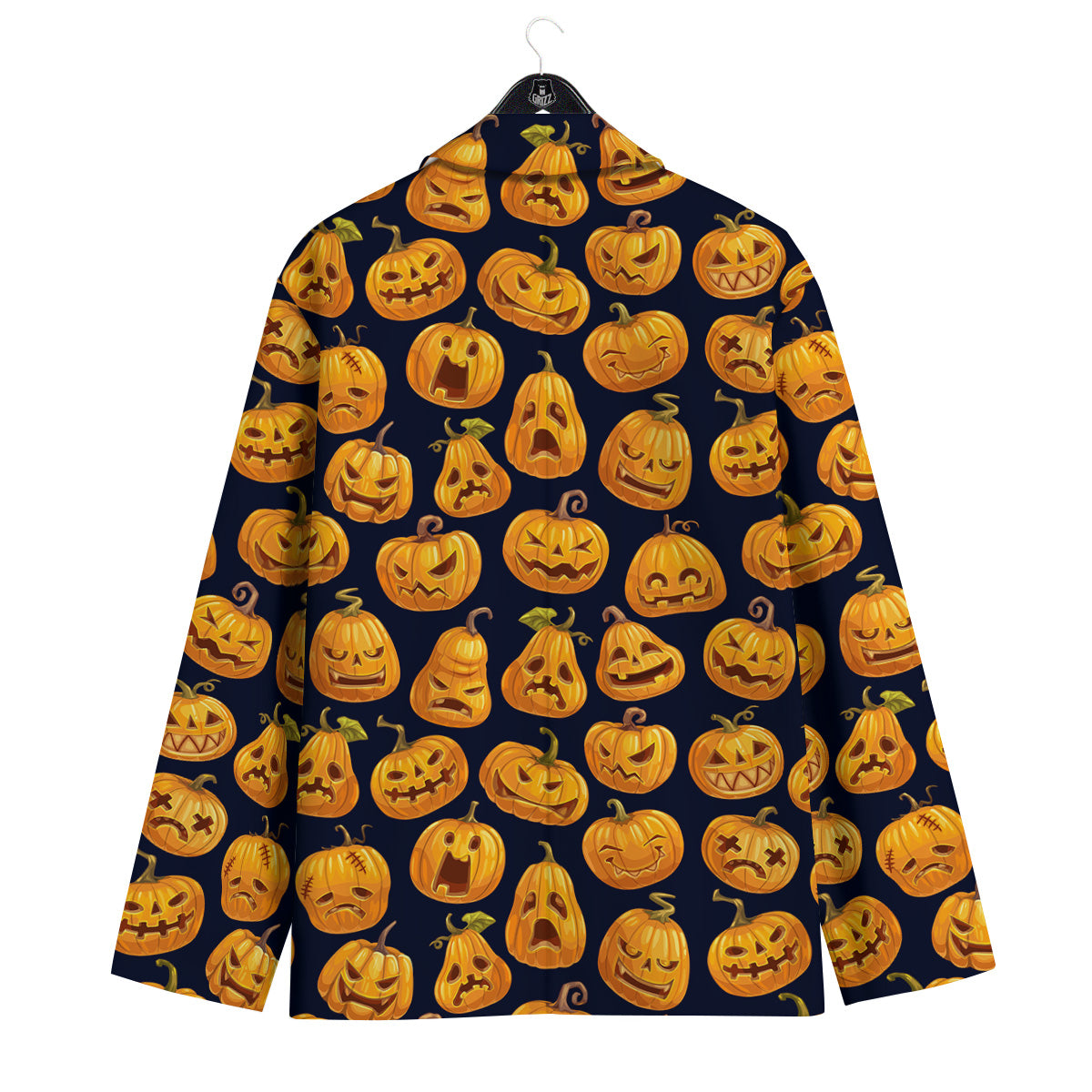 Sacry Halloween Pumpkins Print Pattern Men's Sport Coat