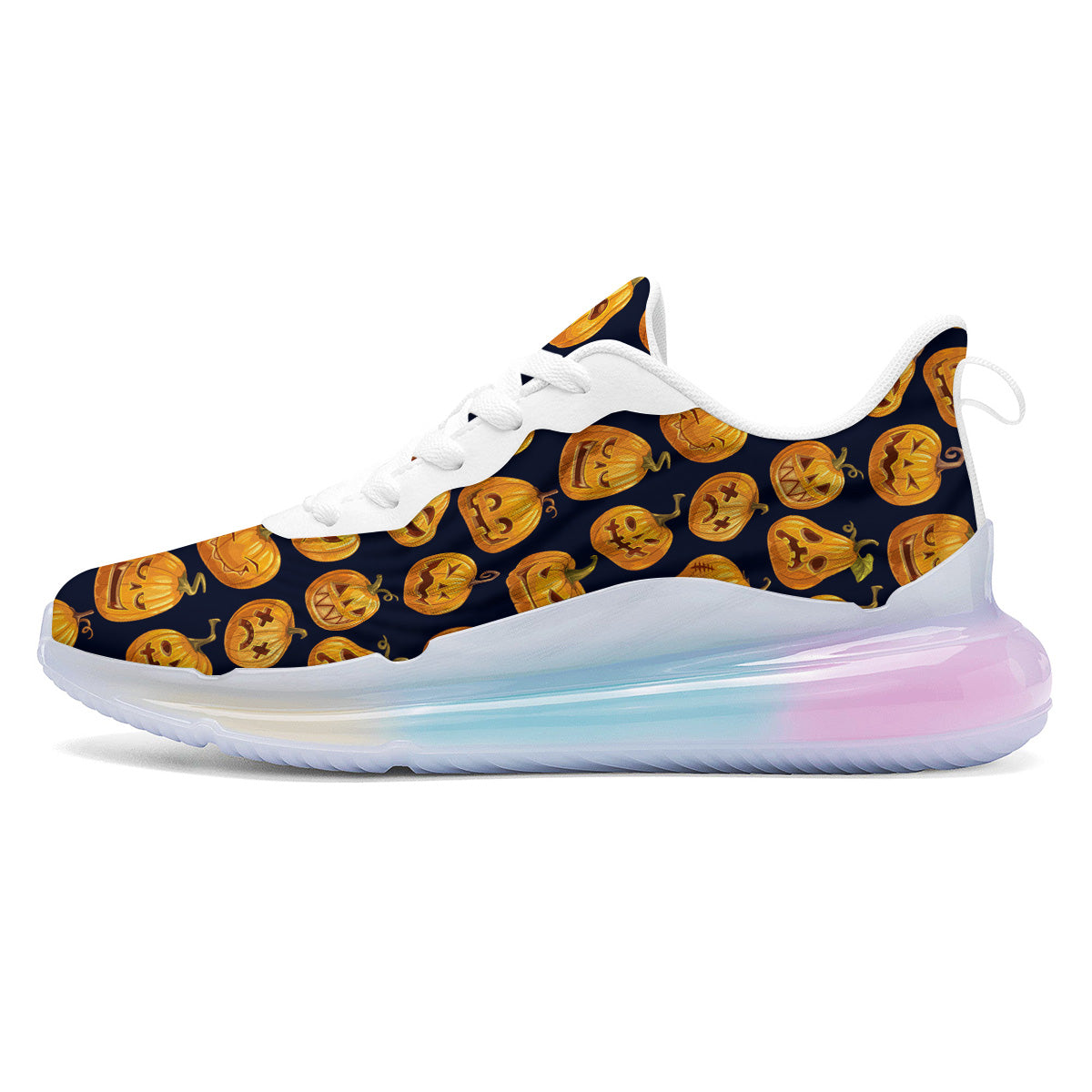 Sacry Halloween Pumpkins Print Pattern Running Sneakers-grizzshop