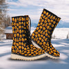 Sacry Halloween Pumpkins Print Pattern Snow Boots-grizzshop