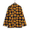 Sacry Halloween Pumpkins Print Pattern Women's Blazer-grizzshop