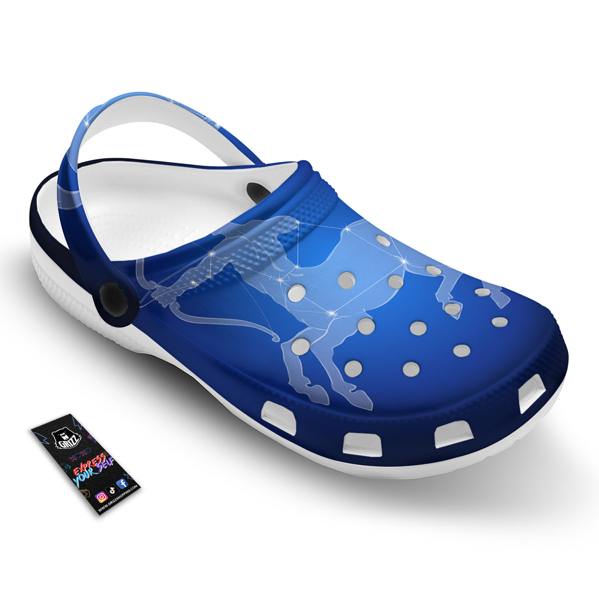 Sagittarius Constellation Print Clog-grizzshop