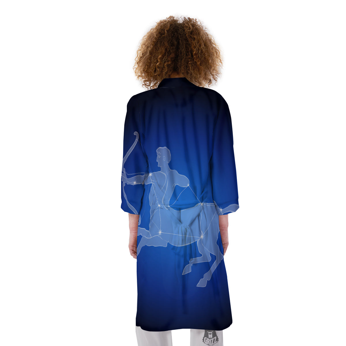 Sagittarius Constellation Print Kimono-grizzshop