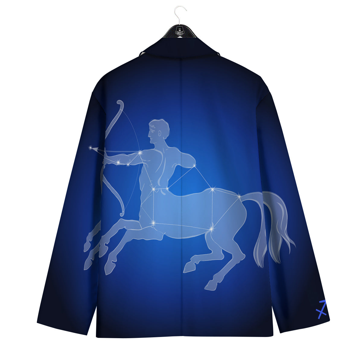Sagittarius Constellation Print Men's Sport Coat-grizzshop