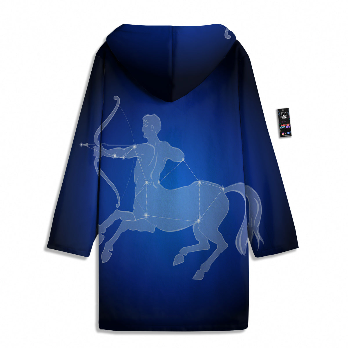 Sagittarius Constellation Print Men's Windbreaker Jacket-grizzshop