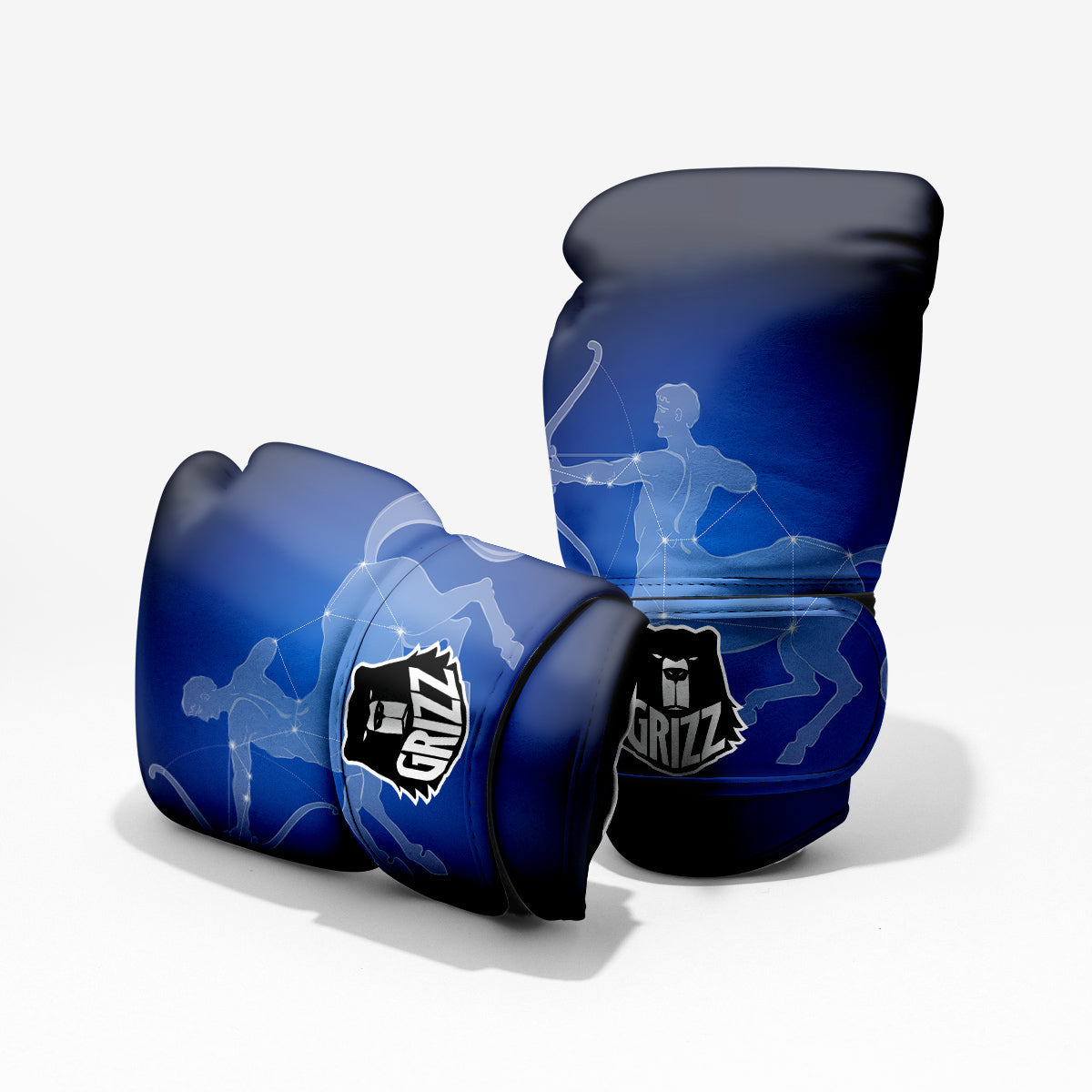 Sagittarius Constellation Print Pro Boxing Glove