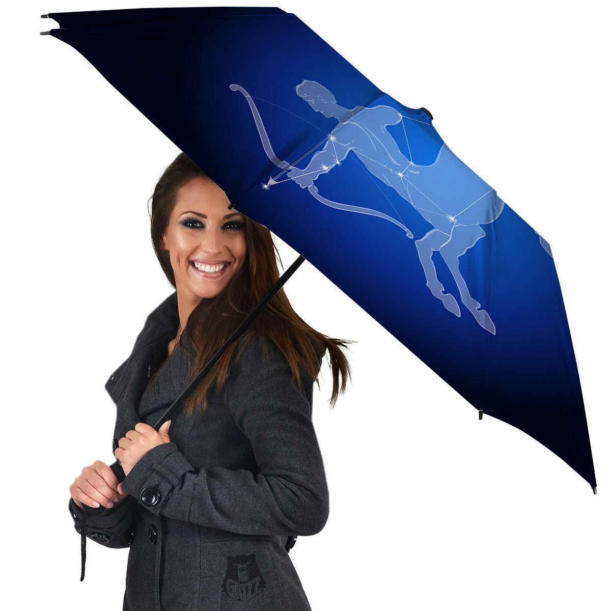 Sagittarius Constellation Print Umbrella-grizzshop