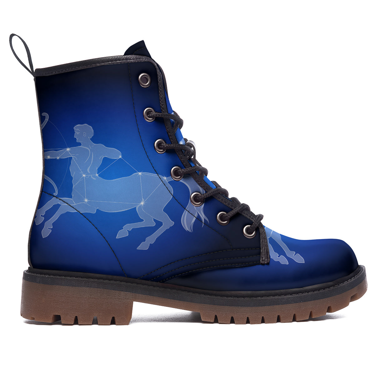 Sagittarius Constellation Print Work Boots-grizzshop