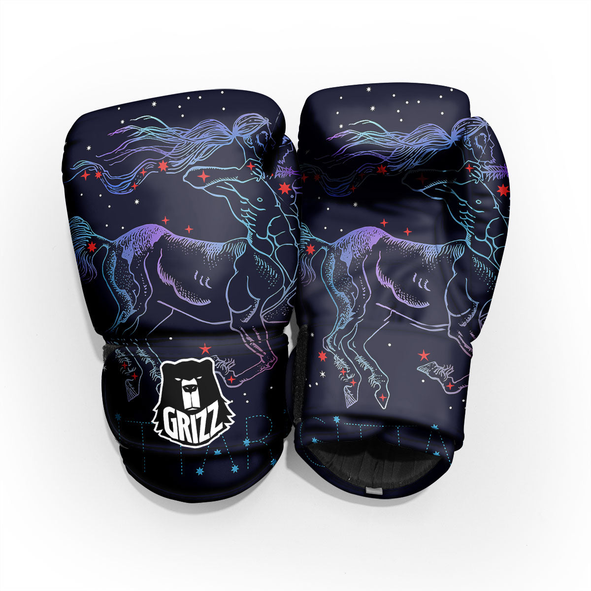 Sagittarius Constellation Sign Print Pro Boxing Glove