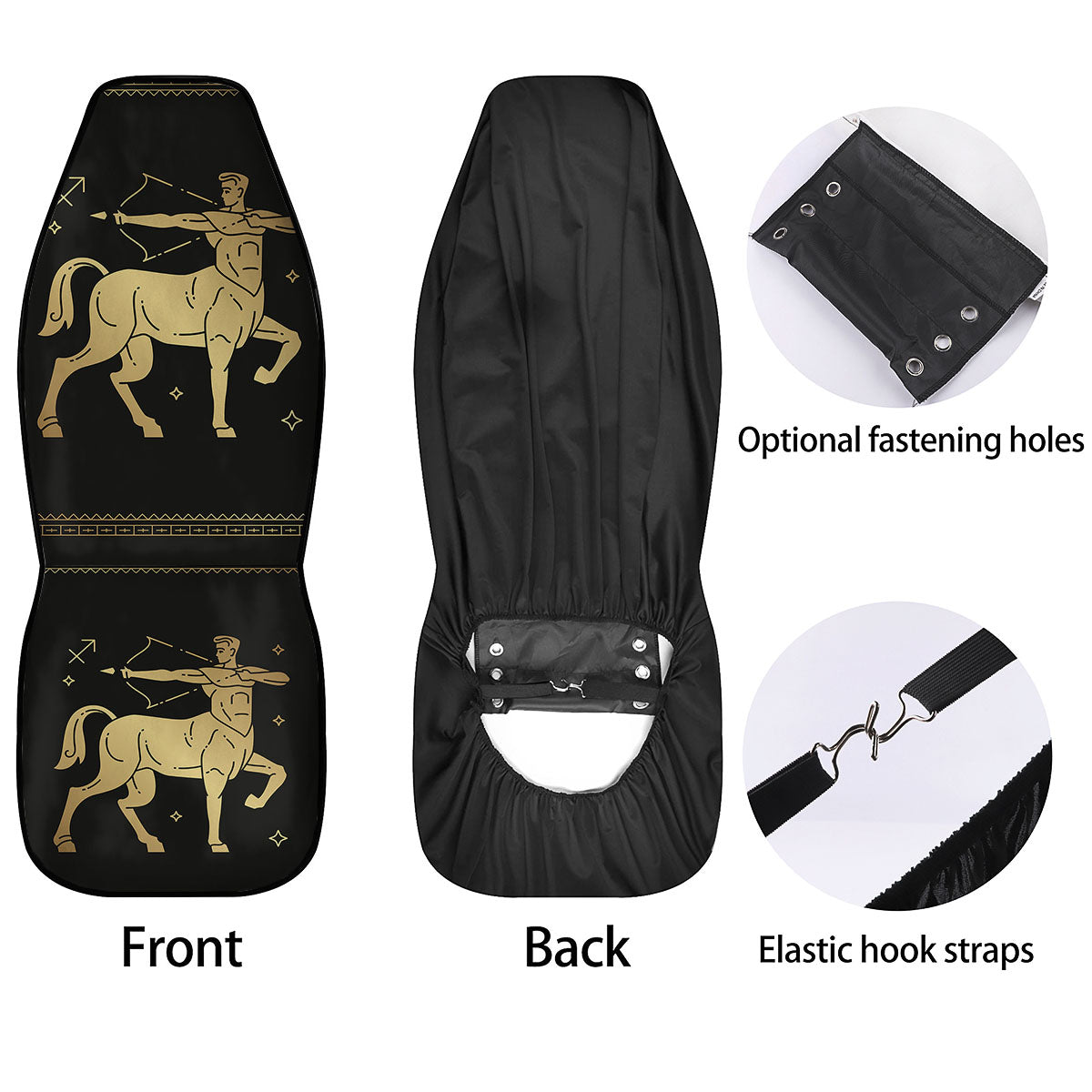 Sagittarius Sign Astrological Print Car Seat Covers-grizzshop