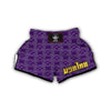 Sagittarius Zodiac Pattern Print Muay Thai Boxing Shorts-grizzshop