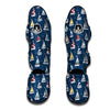 Sailing Boats On The Sea Print Pattern Muay Thai Shin Guards-grizzshop