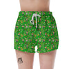 Saint Patrick's Day Cute Print Pattern Women's Shorts-grizzshop