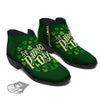 Saint Patrick's Day Green Clover Print Ankle Boots-grizzshop