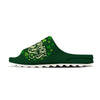 Saint Patrick's Day Green Clover Print Sandals-grizzshop