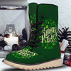 Saint Patrick's Day Green Clover Print Snow Boots-grizzshop