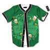 Saint Patrick's Day Green Irish Print Baseball Jersey-grizzshop