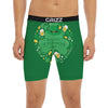 Saint Patrick's Day Green Irish Print Boxer Briefs-grizzshop