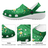 Saint Patrick's Day Green Irish Print Clog-grizzshop