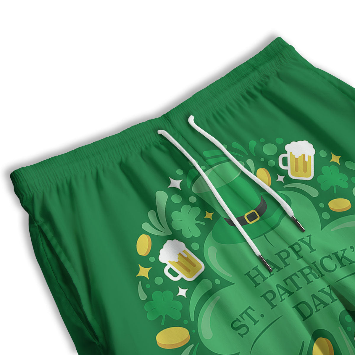 Skull Halloween Print Pattern Men's Athletic Shorts