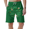 Saint Patrick's Day Green Irish Print Men's Shorts-grizzshop